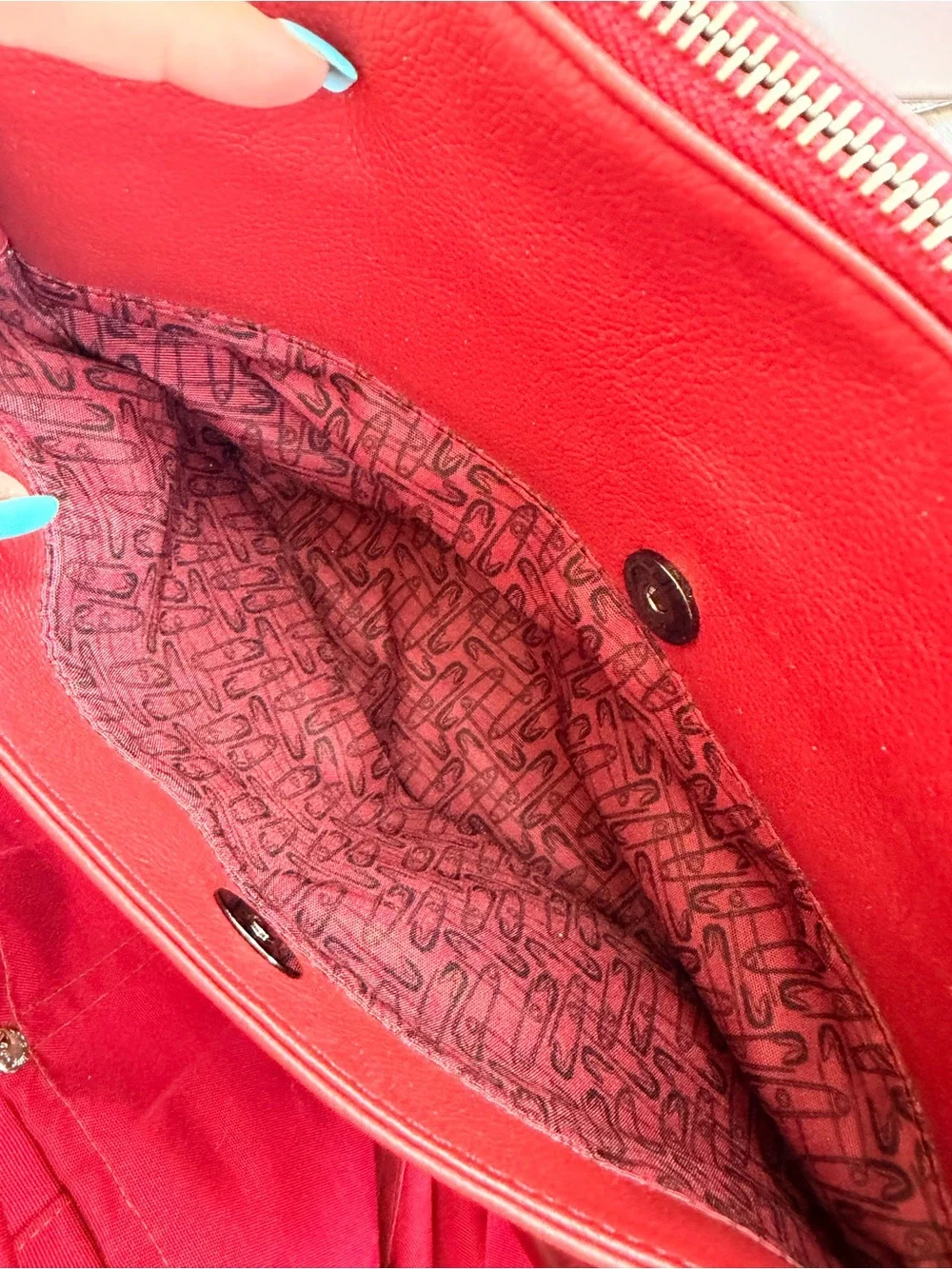 Lipault red tote